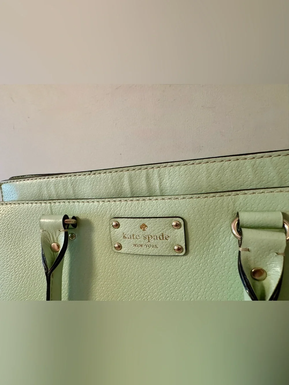 Kate Spade Cedar Street Hayden Satchel - Mint Green